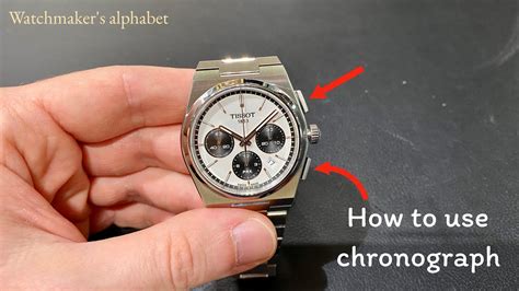 how to use a chronograph watch